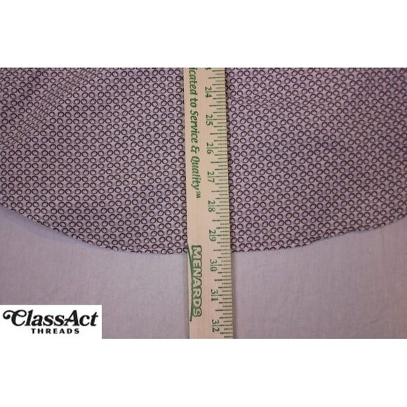 Bugatchi Shirt Mens Brown Button Up Geometric Short Sleeve Sz M - Picture 6 of 8